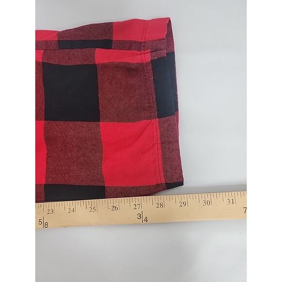 Old Navy Pajama Shirt Pants Size Large Womens Flannel Plaid 2 Piece PC Set EUC - Picture 8 of 8